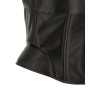 Peplos leather top