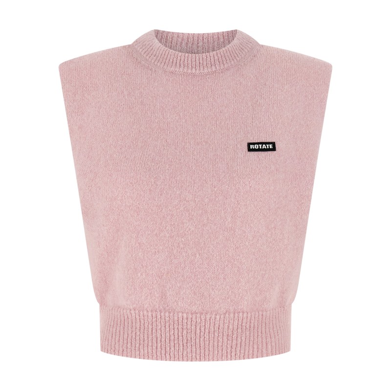 'Knit Cropped' vest