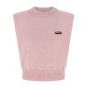 'Knit Cropped' vest