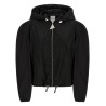 Maxi hood bomber jacket