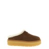 Suede sabots
