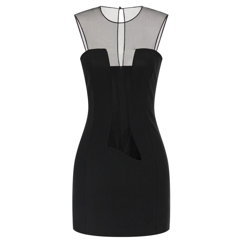 Tulle insert dress