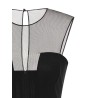 Tulle insert dress