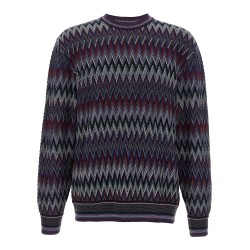 Zigzag pattern sweater