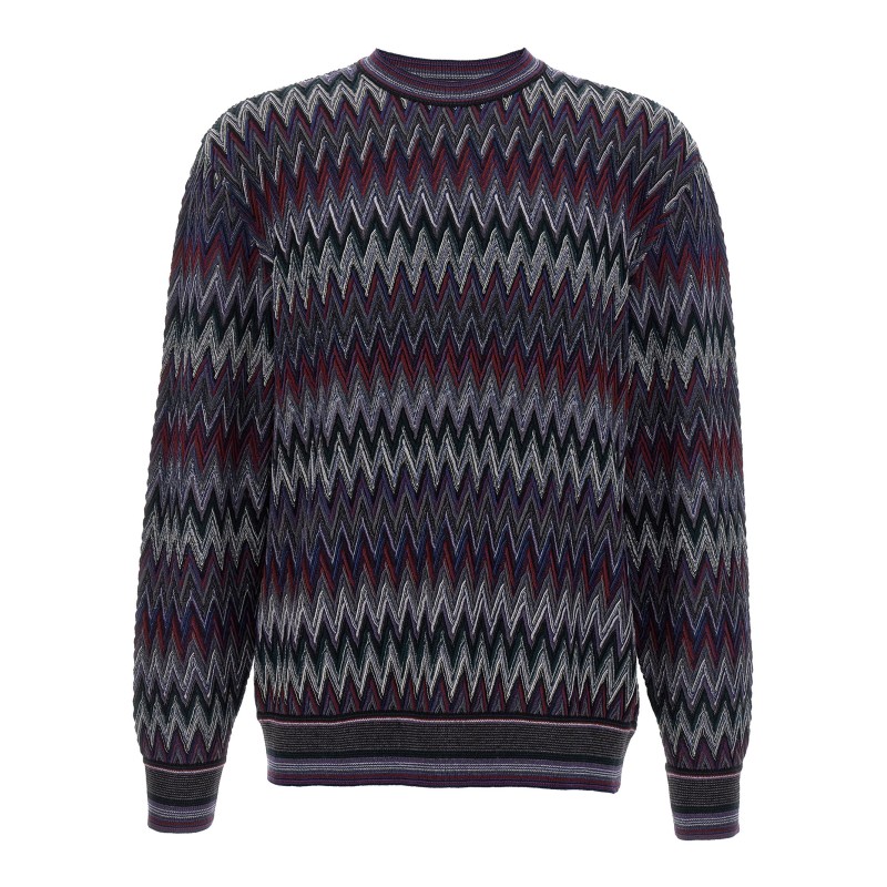 Zigzag pattern sweater