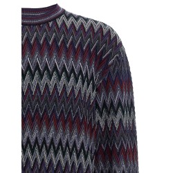 Zigzag pattern sweater