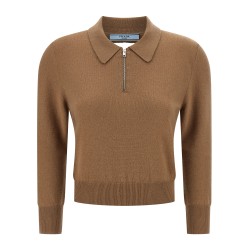 Wool polo shirt