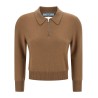 Wool polo shirt