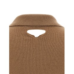 Wool polo shirt