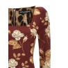 Rose print dress