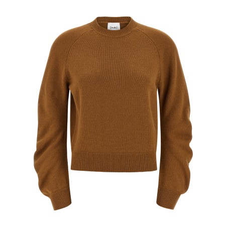 Curved sleeve sweater