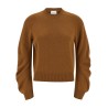 Curved sleeve sweater