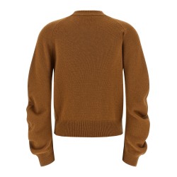 Curved sleeve sweater