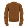 Curved sleeve sweater