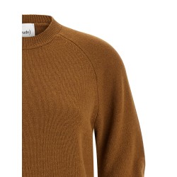 Curved sleeve sweater