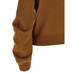 Curved sleeve sweater