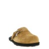 Suede sabots