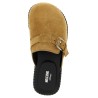 Suede sabots