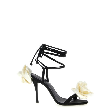 Satin sandals