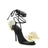 Satin sandals