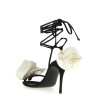 Satin sandals
