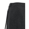 'Zipped Caviar Mini' skirt