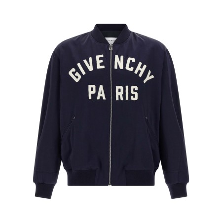 Logo bomber jacket