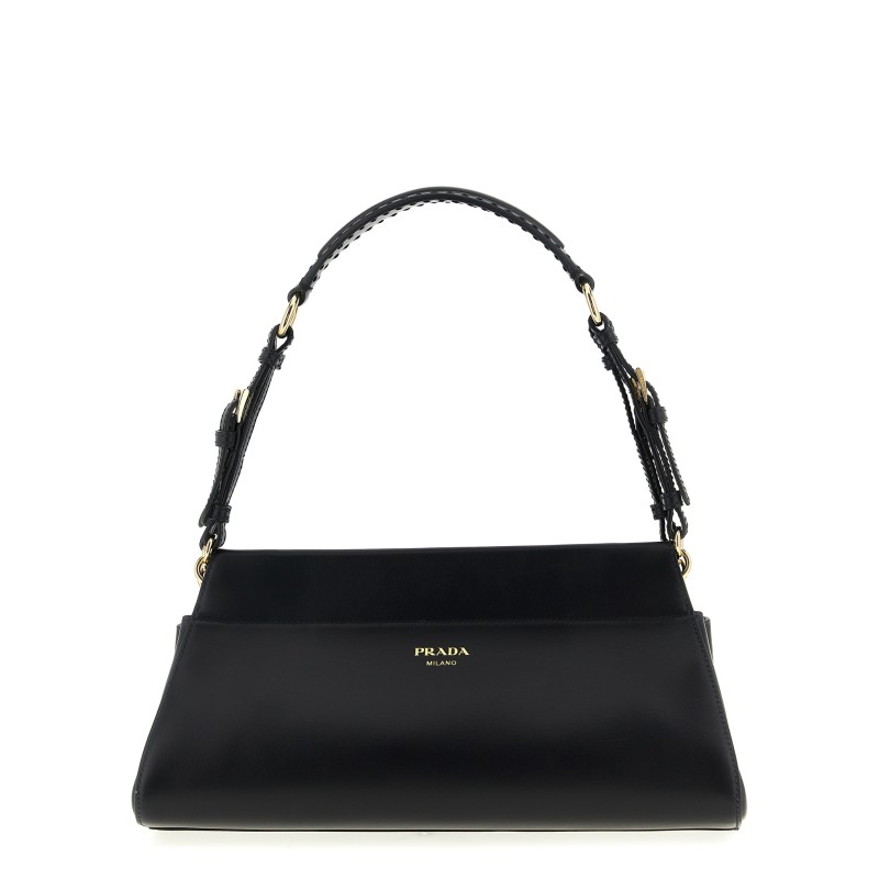 Nappa shoulder bag