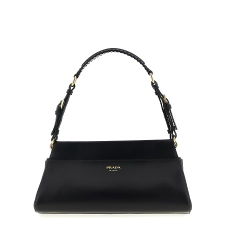Nappa shoulder bag