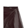 'Fold Vinyl Mini' skirt