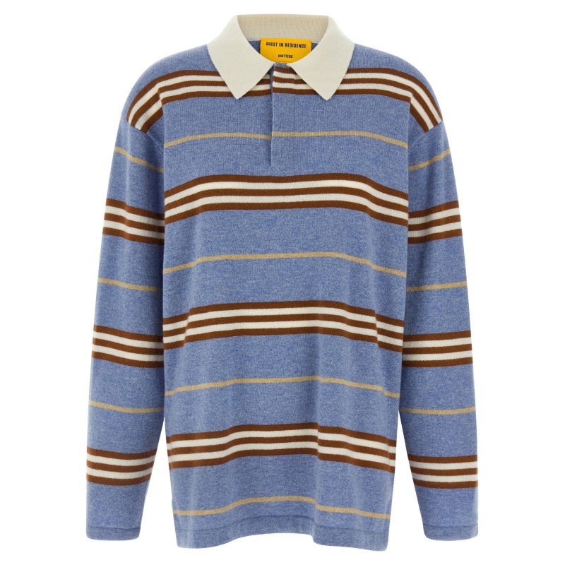 'Striped Rugby' polo shirt
