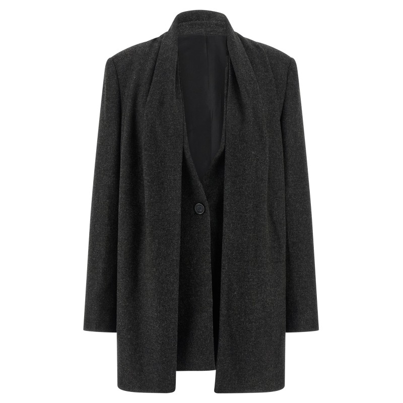 Scarf blazer
