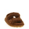 Shearling sandals