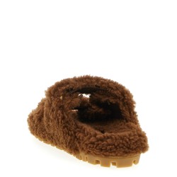 Shearling sandals