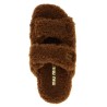 Shearling sandals