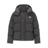 Logo patch down jacket