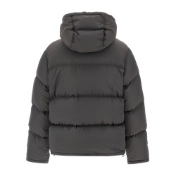 Logo patch down jacket