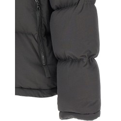 Logo patch down jacket