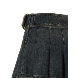 'Buckle Pleated' skirt