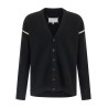 Elbow patch cardigan
