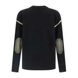 Elbow patch cardigan