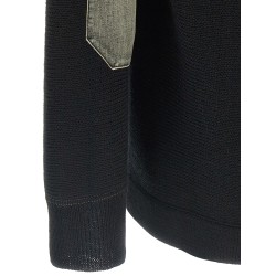 Elbow patch cardigan