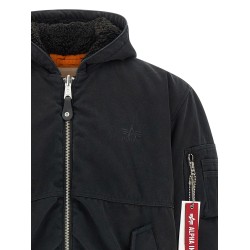 Alpha Industries x Purple reversible bomber jacket