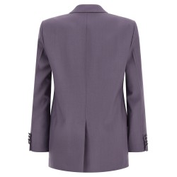 Double-breasted wool blazer