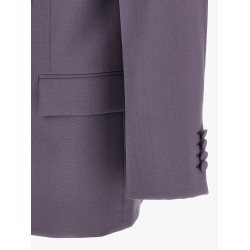Double-breasted wool blazer