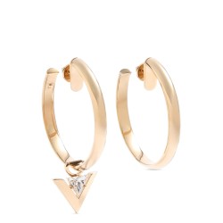 Valentino Garavani 'Je les V' hoop earrings