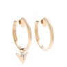 Valentino Garavani 'Je les V' hoop earrings