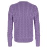 Cotton braided sweater