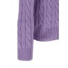 Cotton braided sweater