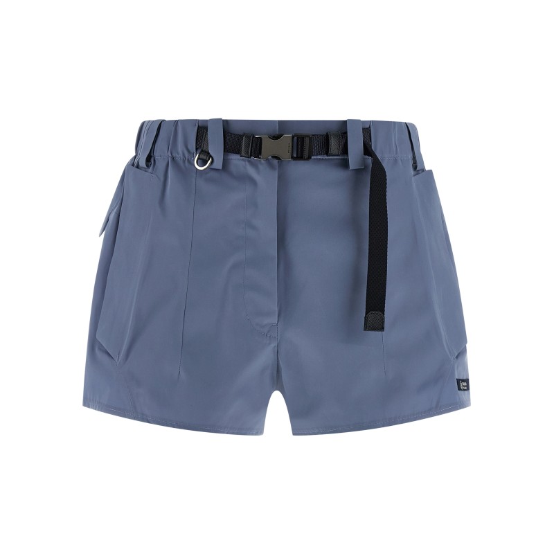 Technical canvas shorts